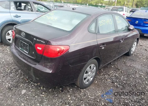 2008 Hyundai Elantra Gls/Se from USA, damaged, VIN KMHDU46D58U405861